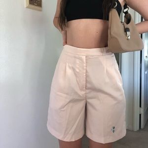 baby pink vintage shorts